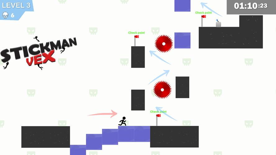 Stickman Impaled : Vex Captura de pantalla 1