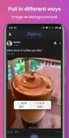 Opino - Social App for Polls Ekran Görüntüsü 1