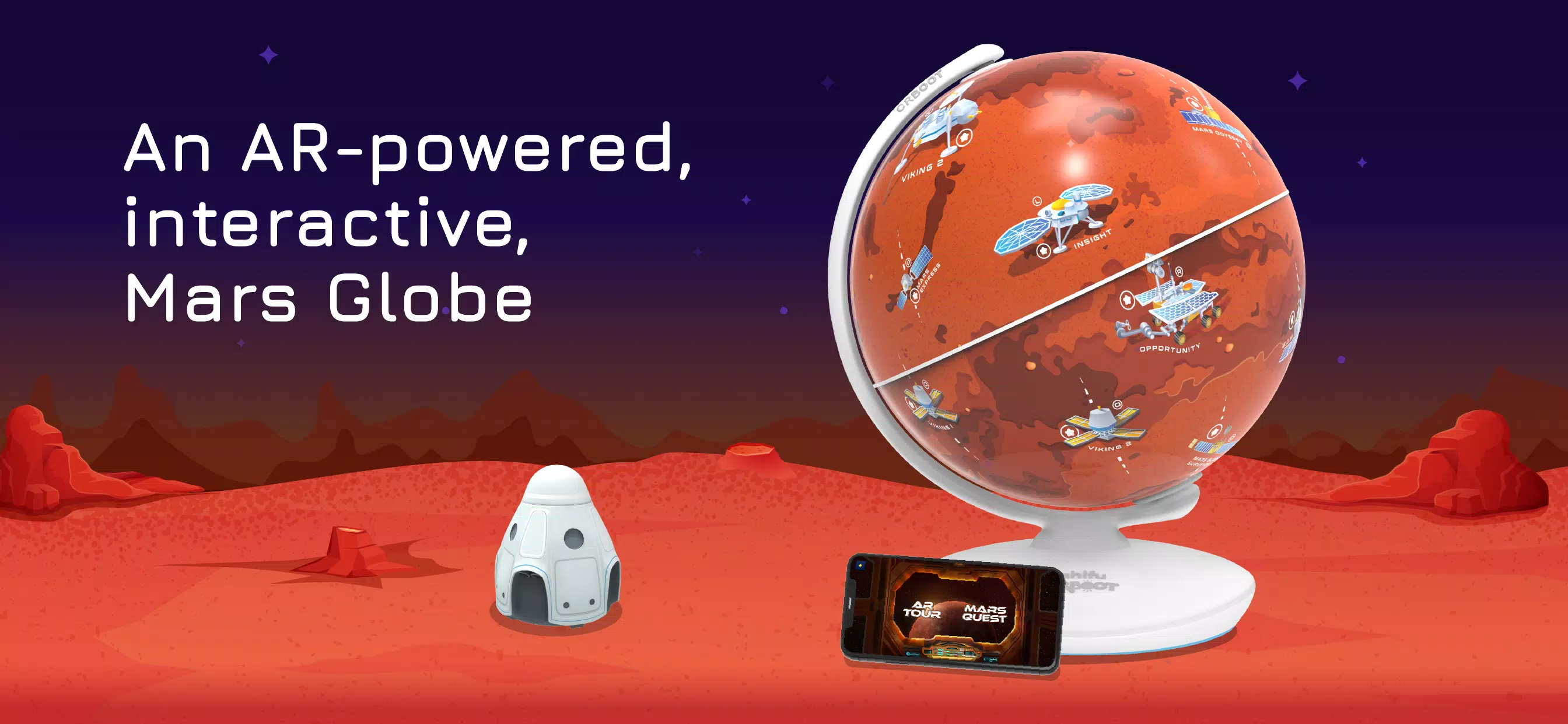 Orboot Mars AR by PlayShifu Ekran Görüntüsü 0