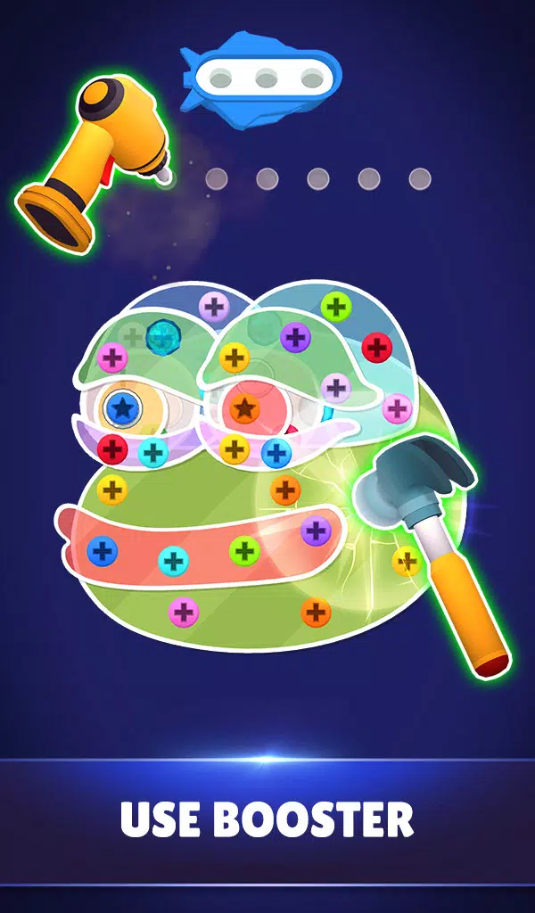 Screw Puzzle: 3D Nuts Jam Captura de pantalla 2