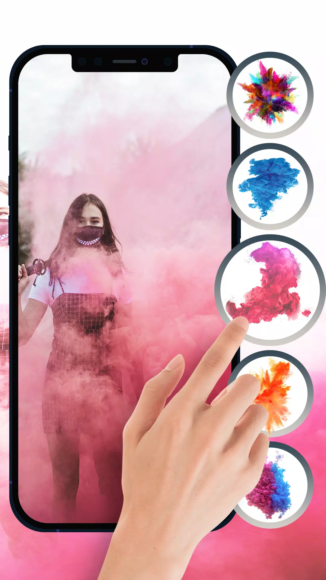 Smoke Filter Photo Editor Ảnh chụp màn hình 1