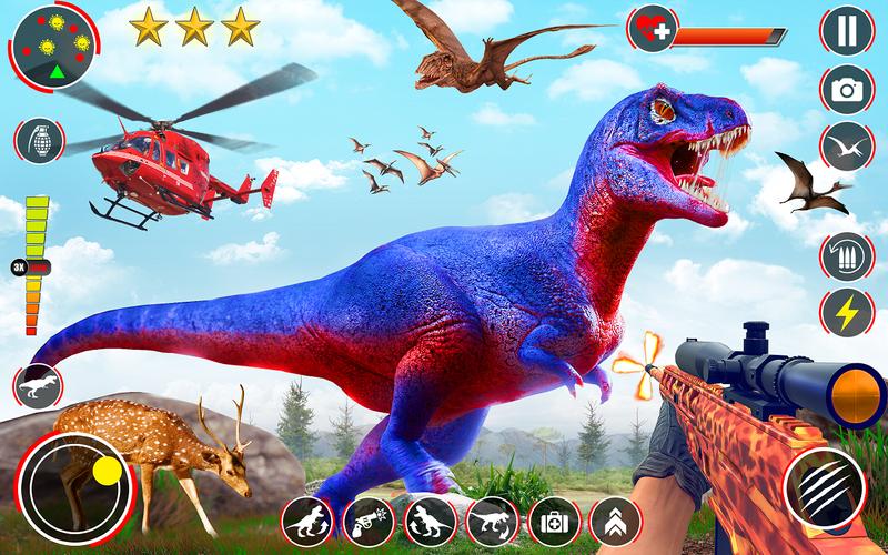 Dino Hunter 3D Hunting Games Captura de tela 0
