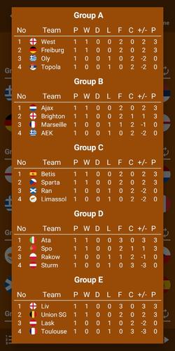 Europa Football Calculator 23 Tangkapan skrin 3