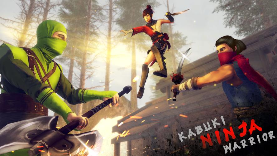 Ninja Shadow Fighting Games 3D Скриншот 1