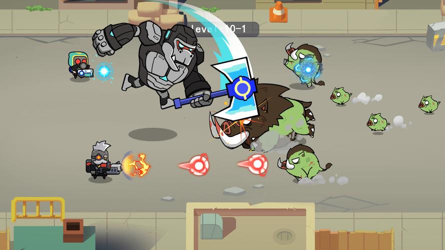 Merge Mech vs. Zombie Brawl Ekran Görüntüsü 3