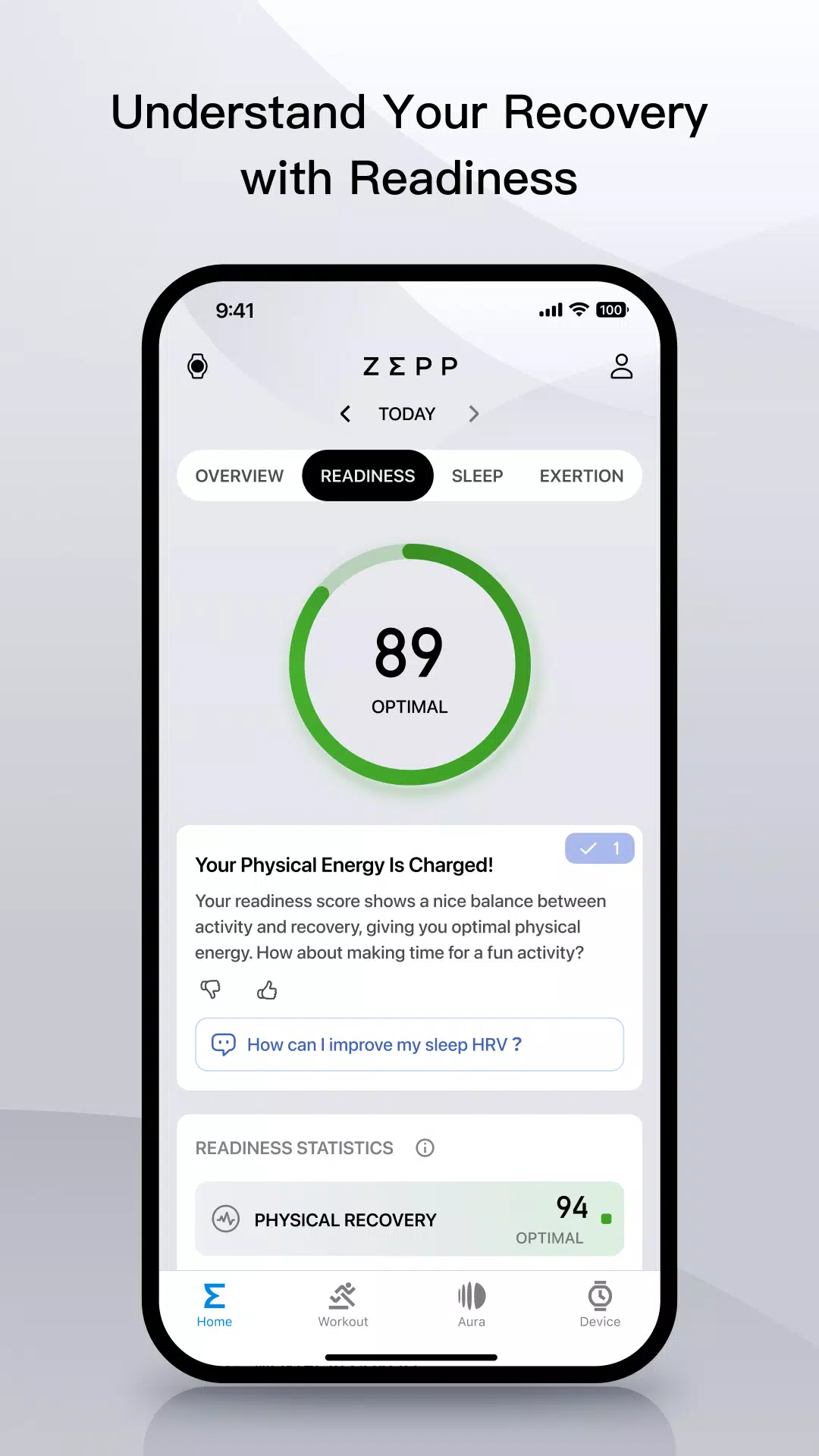 Zepp（formerly Amazfit） Capture d'écran 1