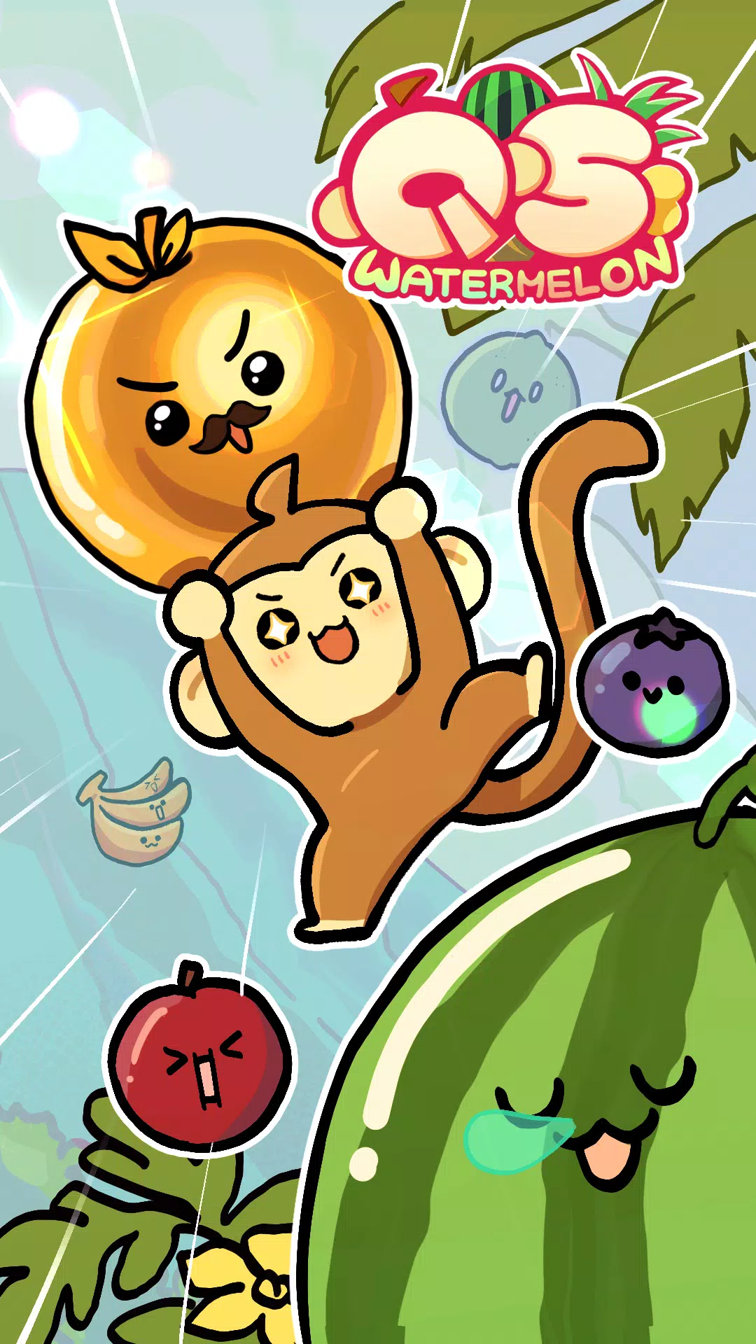 QS Monkey Land : Fruit Merge Screenshot 0