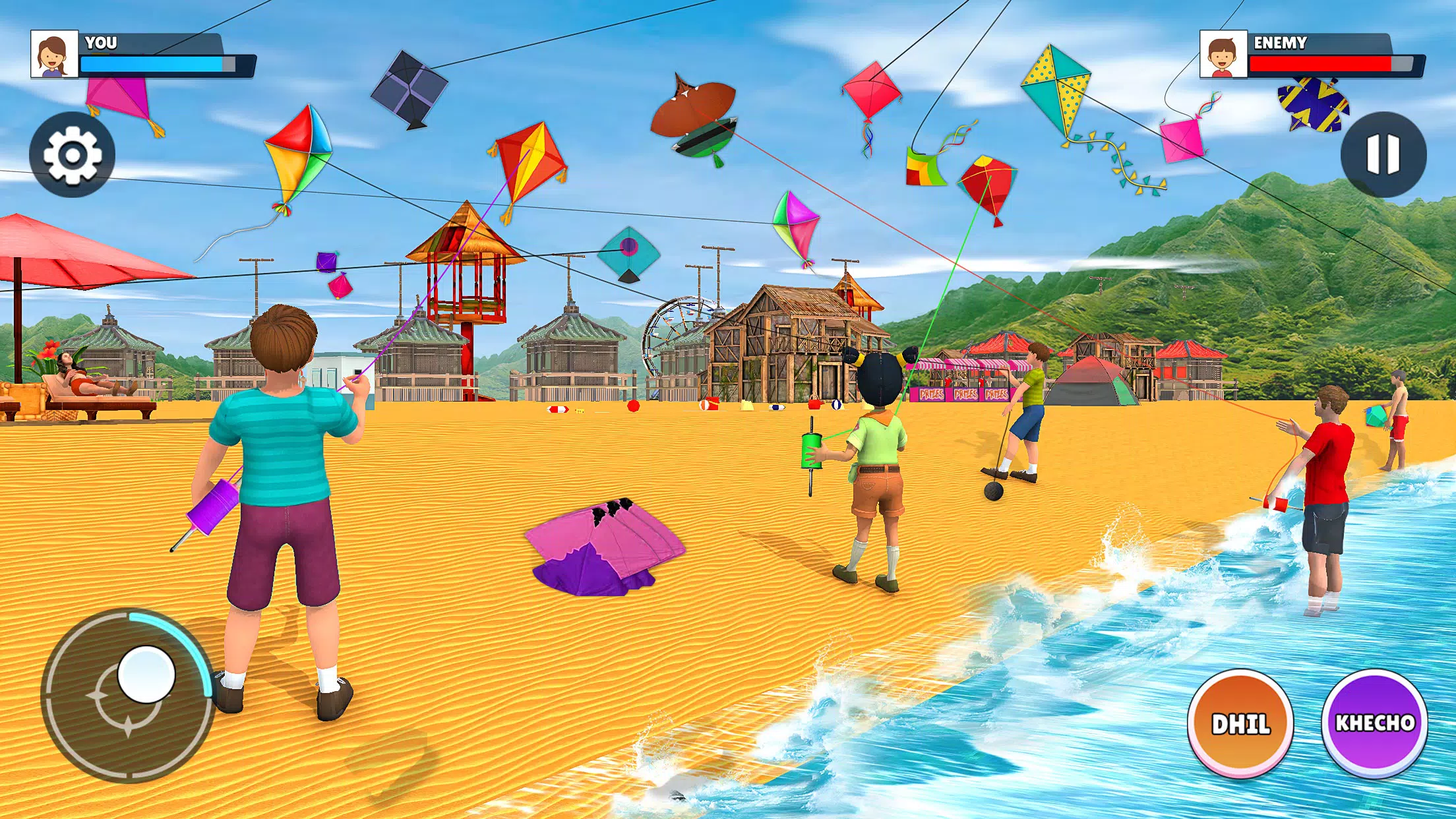 Kite Flying 3D - Pipa Combate 螢幕截圖 3
