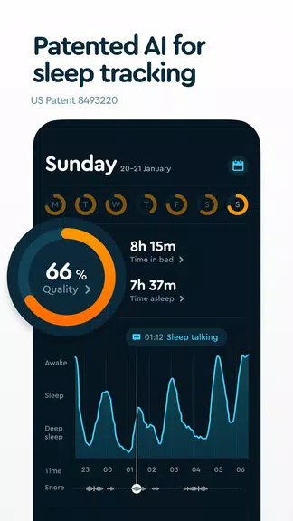 Sleep Cycle: Sleep Tracker Ảnh chụp màn hình 1