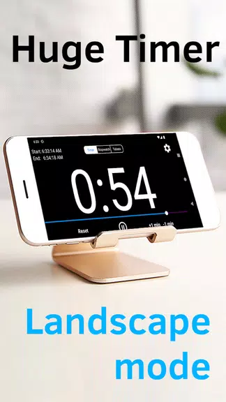 Huge Timer Stopwatch Tabata Ekran Görüntüsü 1