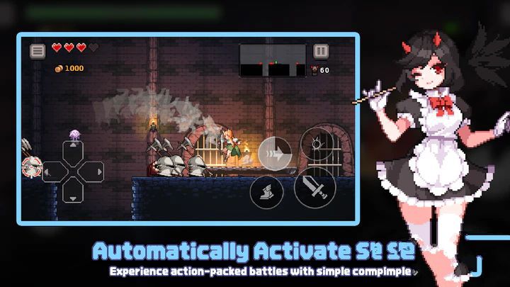 Dungeon Slasher : Roguelike Zrzut ekranu 0