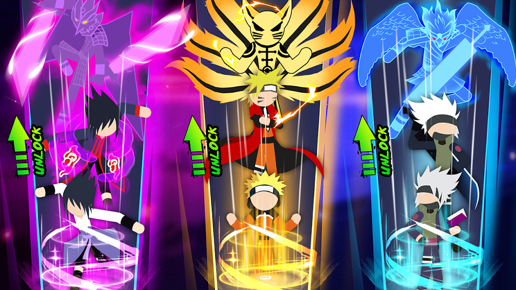 Stickman Ninja Fight 3v3 Mod 螢幕截圖 3
