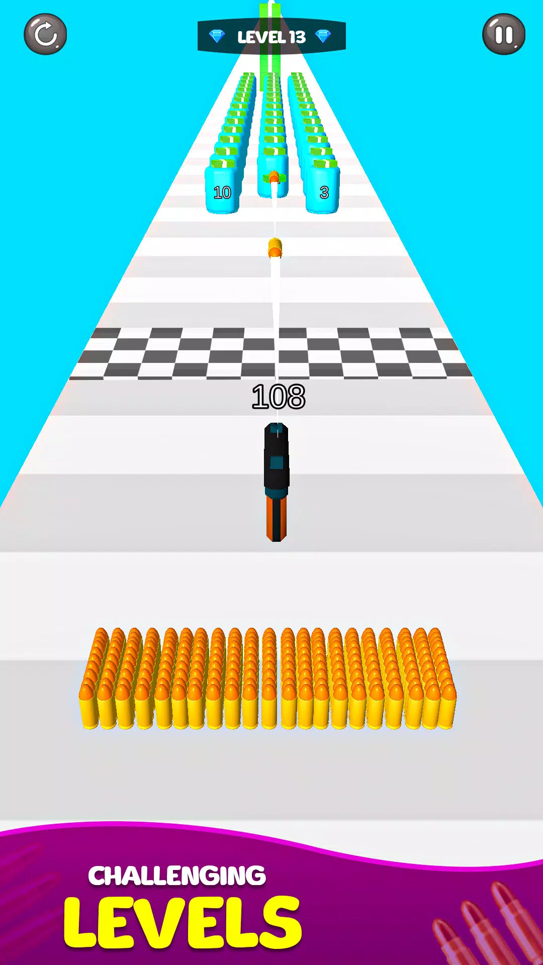 Merge Bullet Army Game Run 3D Zrzut ekranu 2