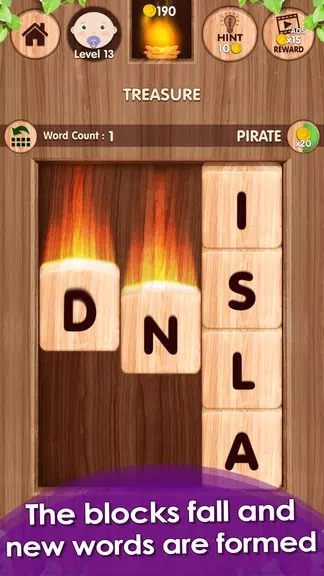 Falling Word Games - Addictive 螢幕截圖 1
