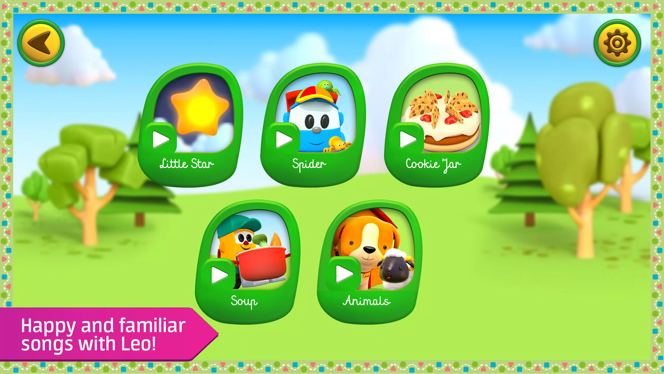 Leo kids songs and music games Schermafbeelding 3