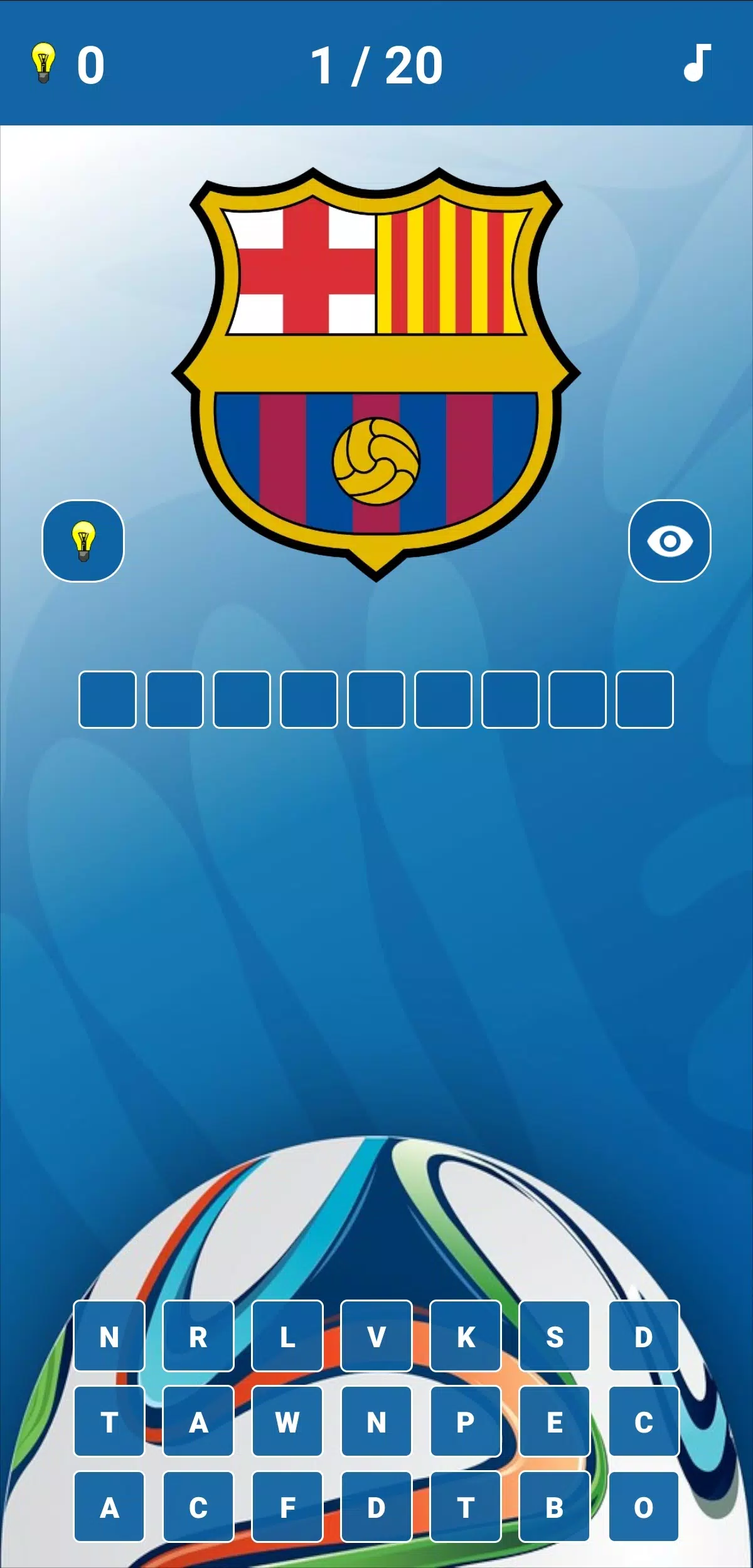 Soccer Clubs Logo Quiz Ekran Görüntüsü 0