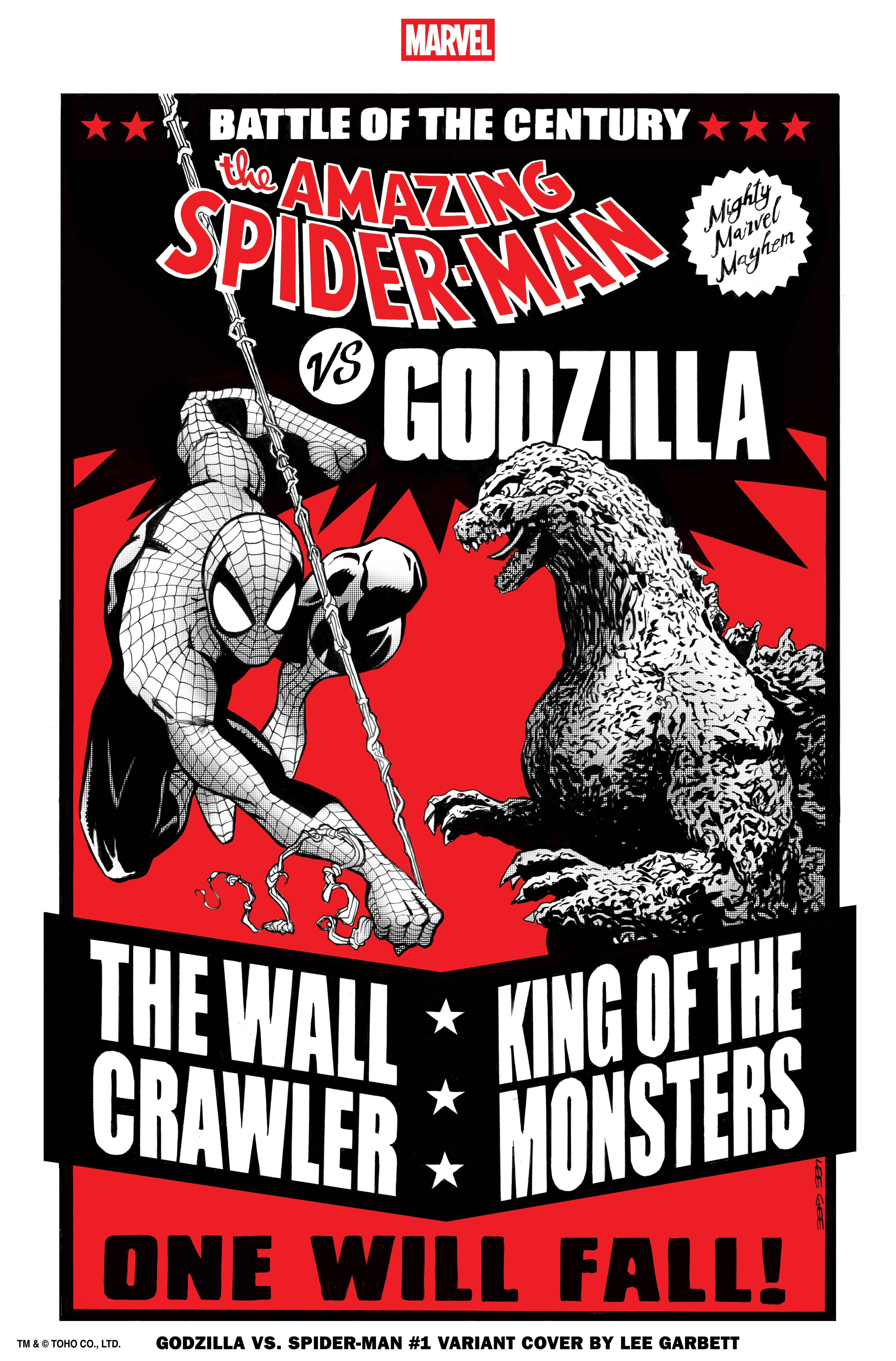Marvel Godzilla Battle Cover