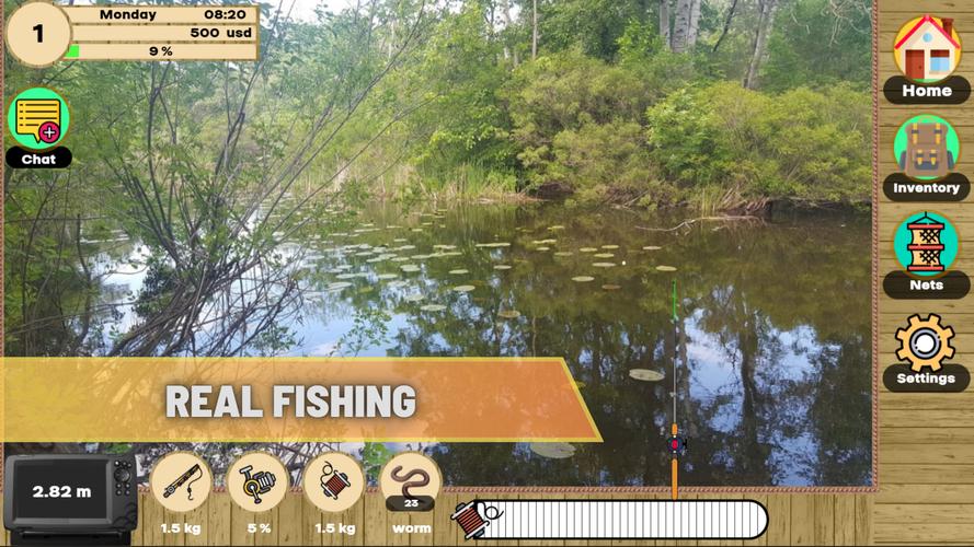 Real Fishing ภาพหน้าจอ 0