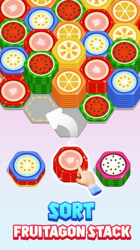 Fruitagon: Stack Sort Ekran Görüntüsü 0
