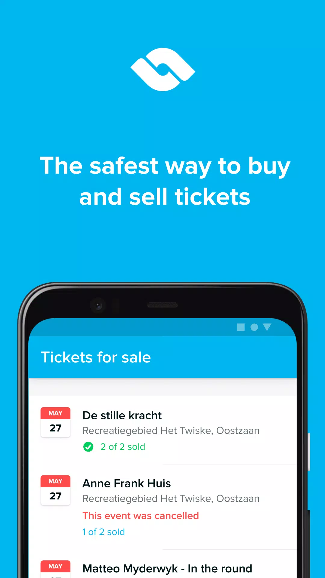 TicketSwap Ekran Görüntüsü 0
