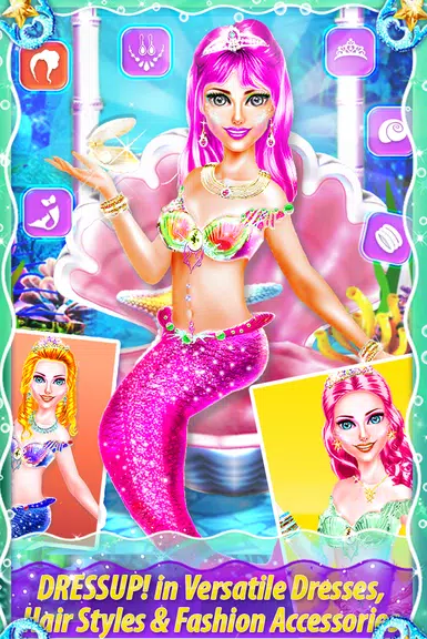 My Little Mermaid - Girls Game Schermafbeelding 1