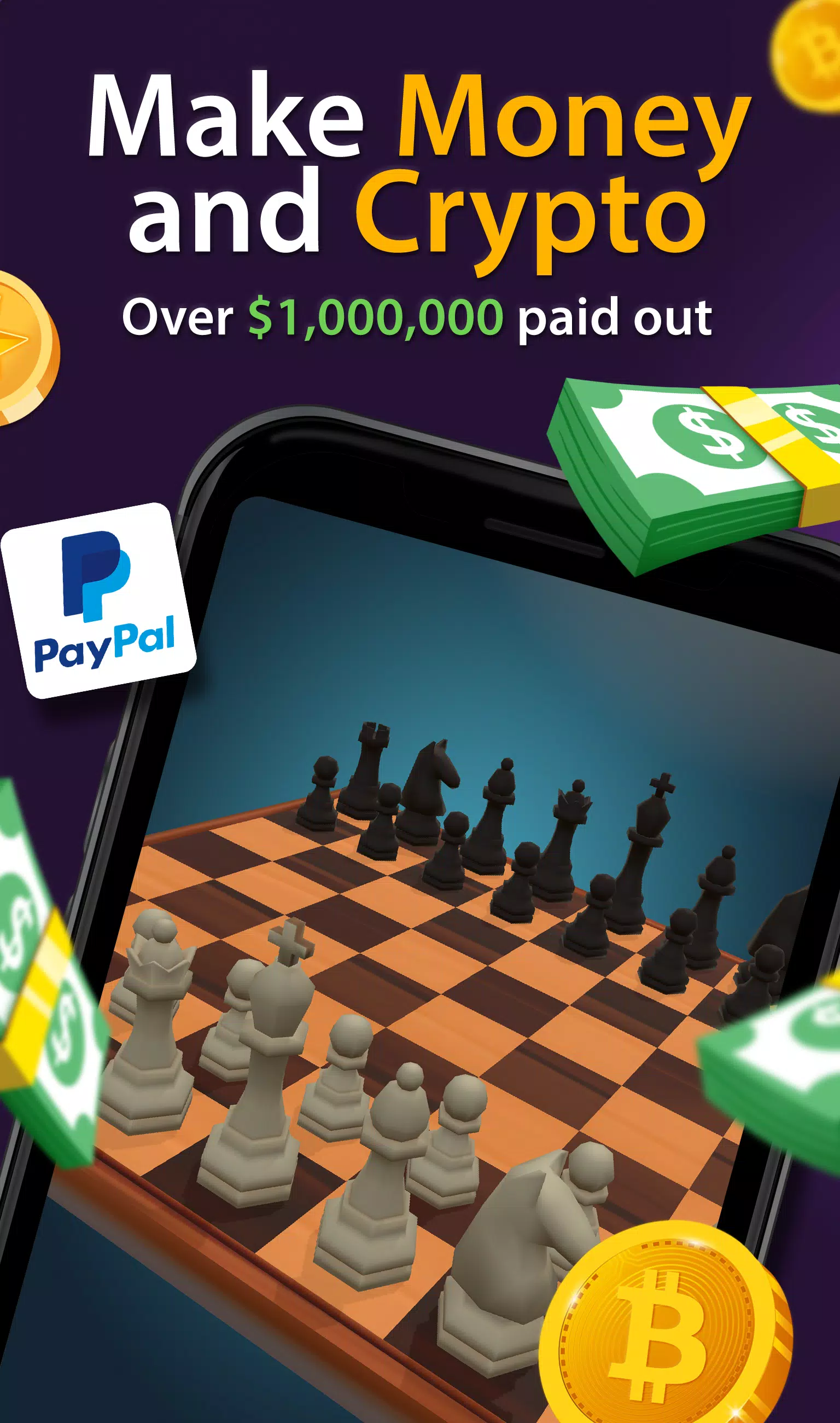Big Time Chess - Make Money Ekran Görüntüsü 0