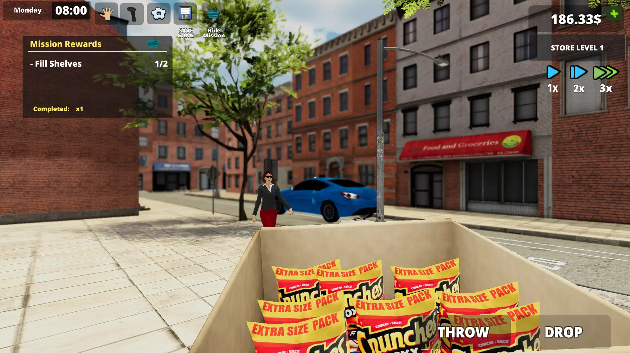 Retail Supermarket Simulator Captura de pantalla 1