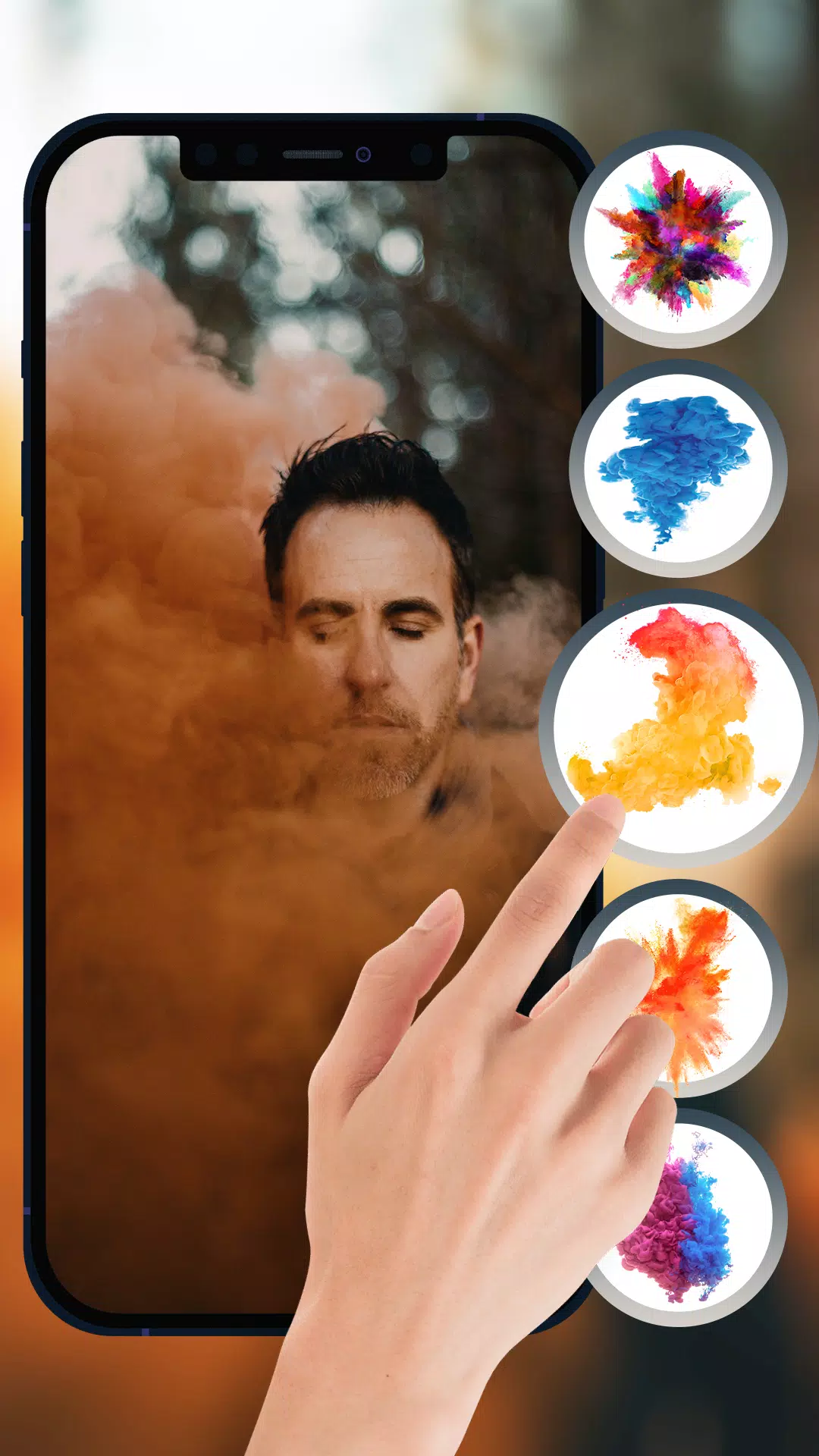 Smoke Filter Photo Editor Ảnh chụp màn hình 2