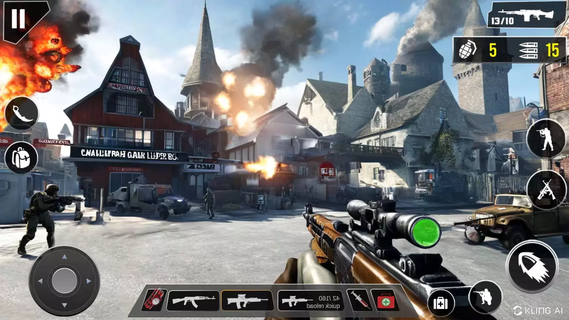 Gun Shooting 3d Shooter Games 螢幕截圖 3