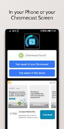 Cast Speed Test for Chromecast Captura de pantalla 1
