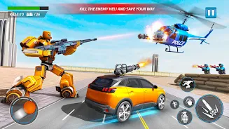 Prison Escape Robot Car Games স্ক্রিনশট 2