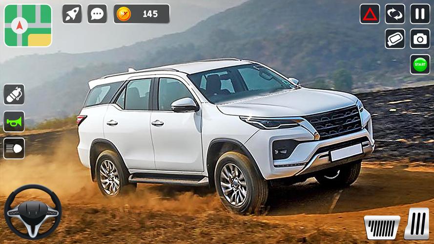 Fortuner Car Simulator Game 3D 螢幕截圖 3