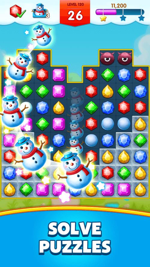 宝石伝説(Jewel Legend) - 定番マッチ3パズル スクリーンショット 1
