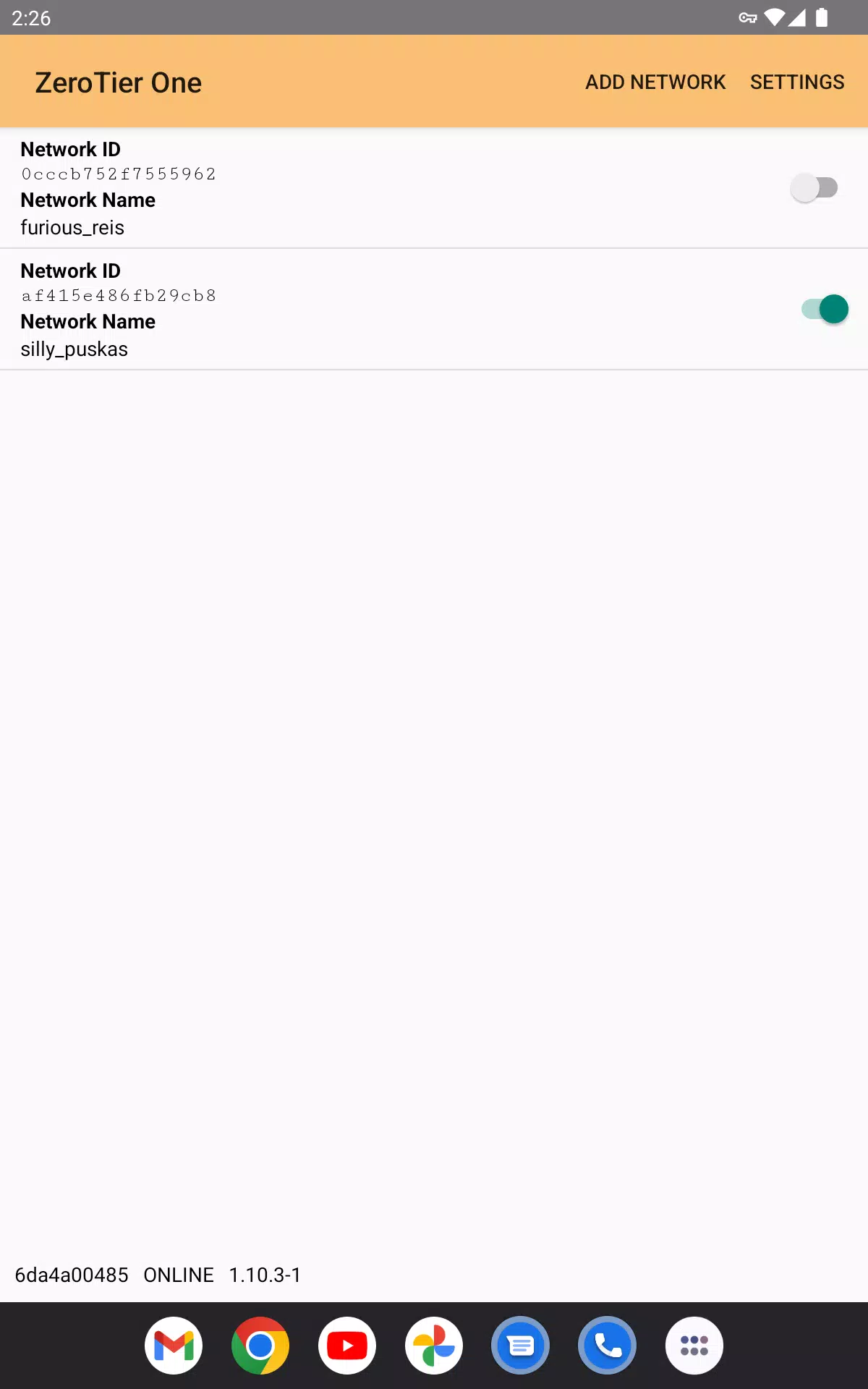 ZeroTier One ภาพหน้าจอ 3