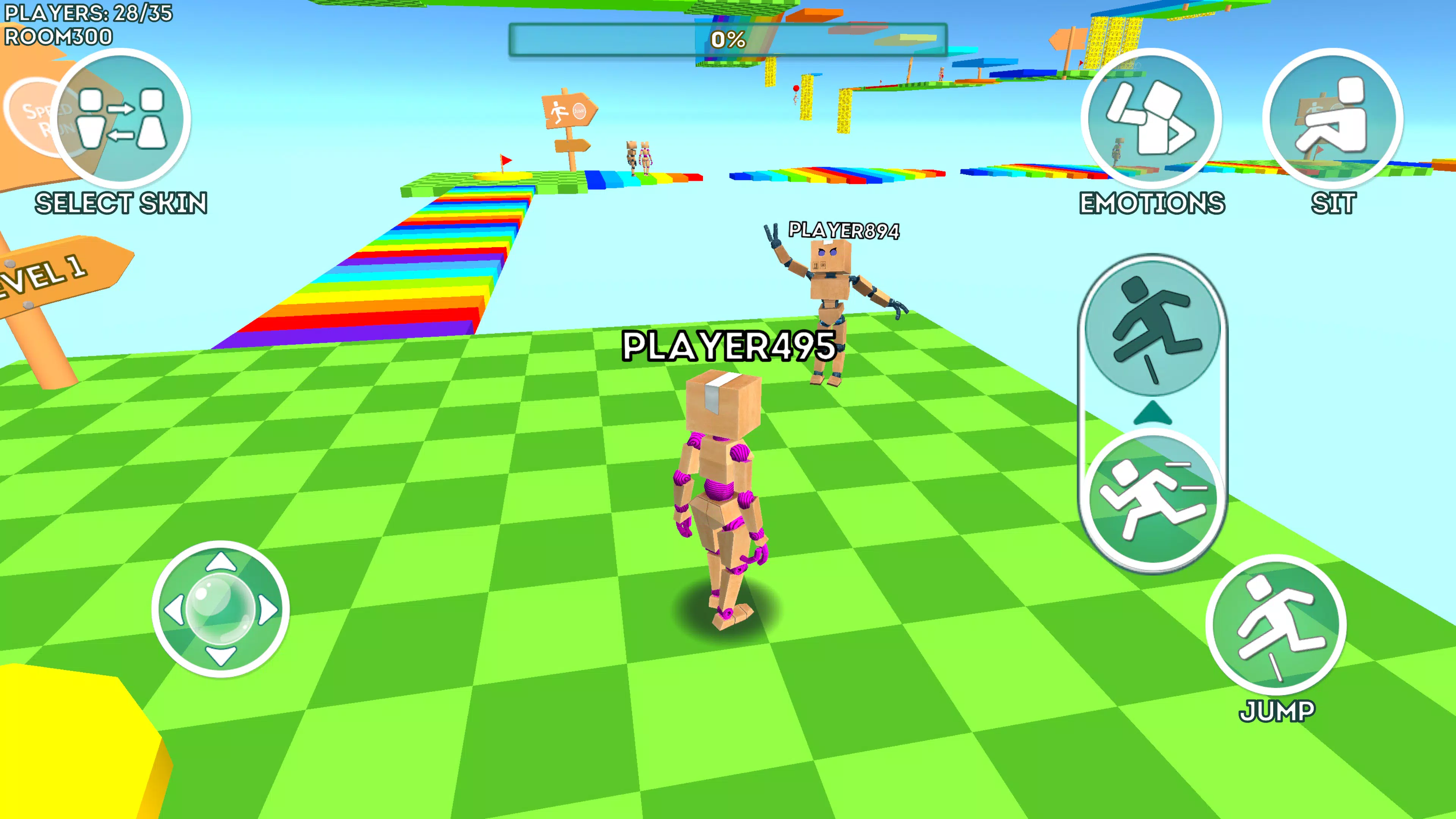Mega Easy Parkour for Obby スクリーンショット 3