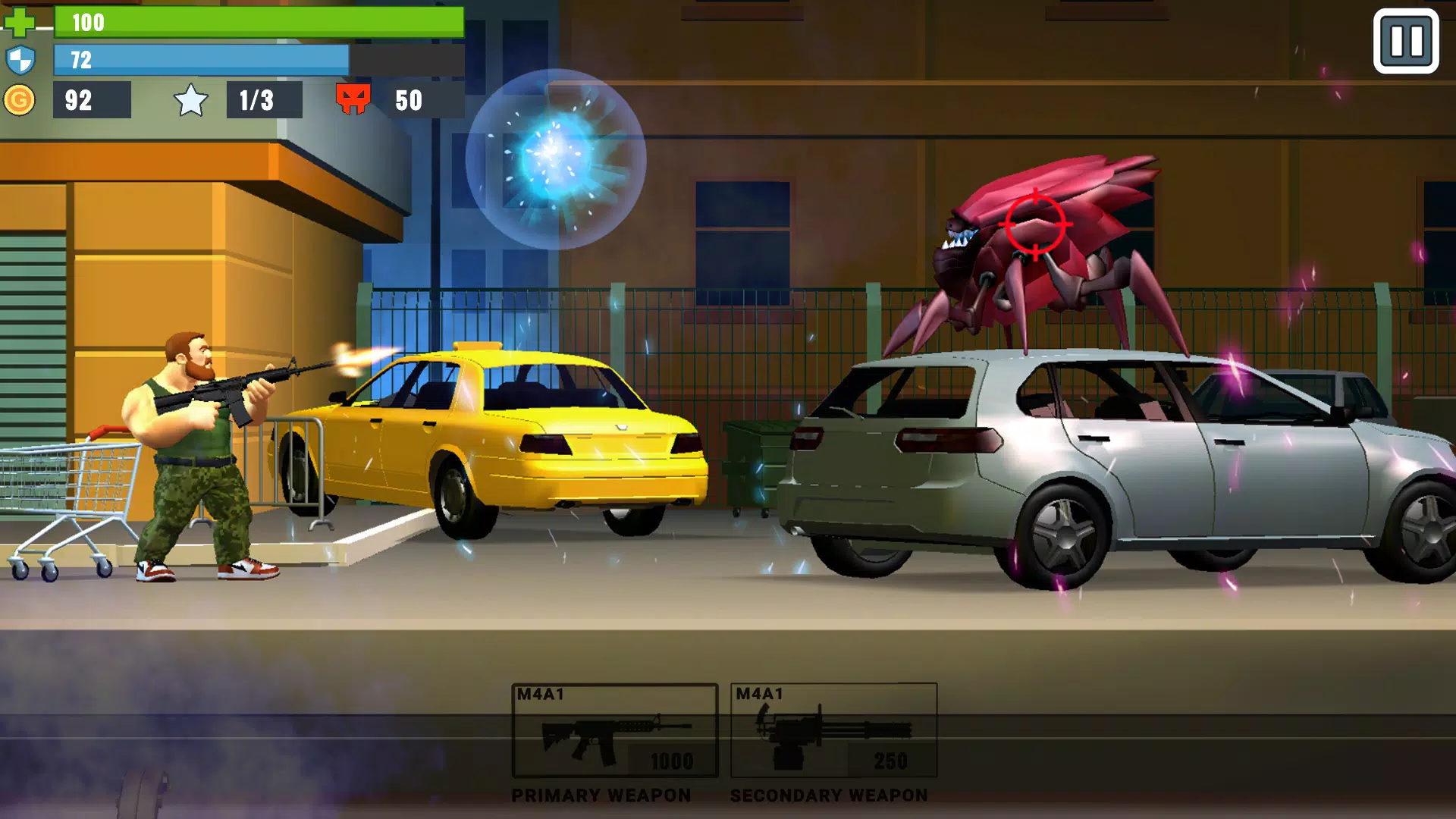Metal Brother. 2D Offline Game Captura de pantalla 2