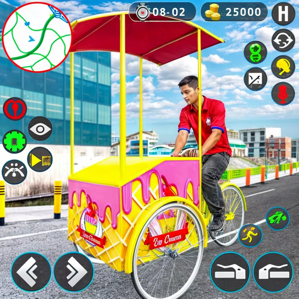 City Ice Cream Man Simulator 스크린샷 0