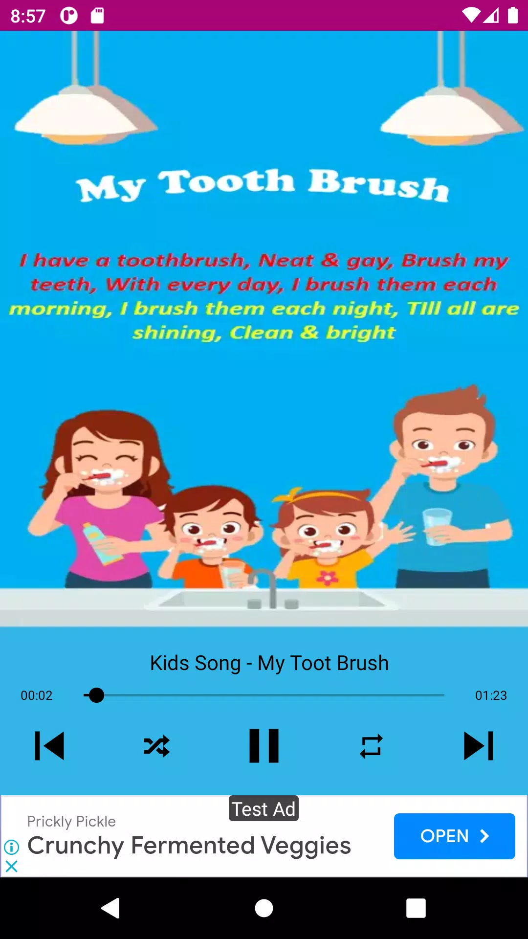 Schermata baby songs - nursery rhymes 3