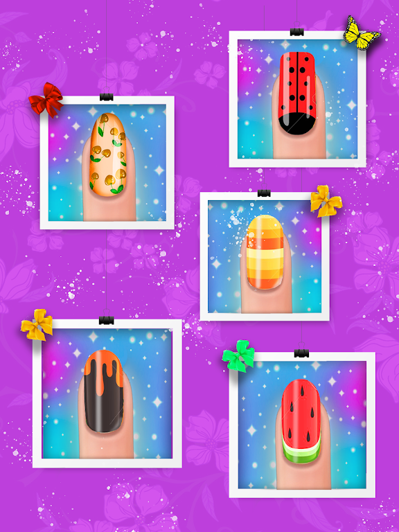 Fashion Nail Polish Salon Game 螢幕截圖 3
