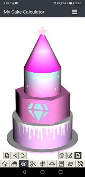 My Cake Calculator Ảnh chụp màn hình 1