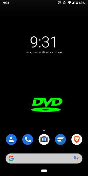 Bouncing DVD Screensaver Live Capture d'écran 0