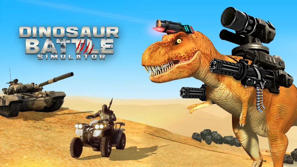 Dinosaur Battle Simulator ภาพหน้าจอ 0