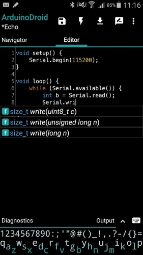 ArduinoDroid 스크린샷 0