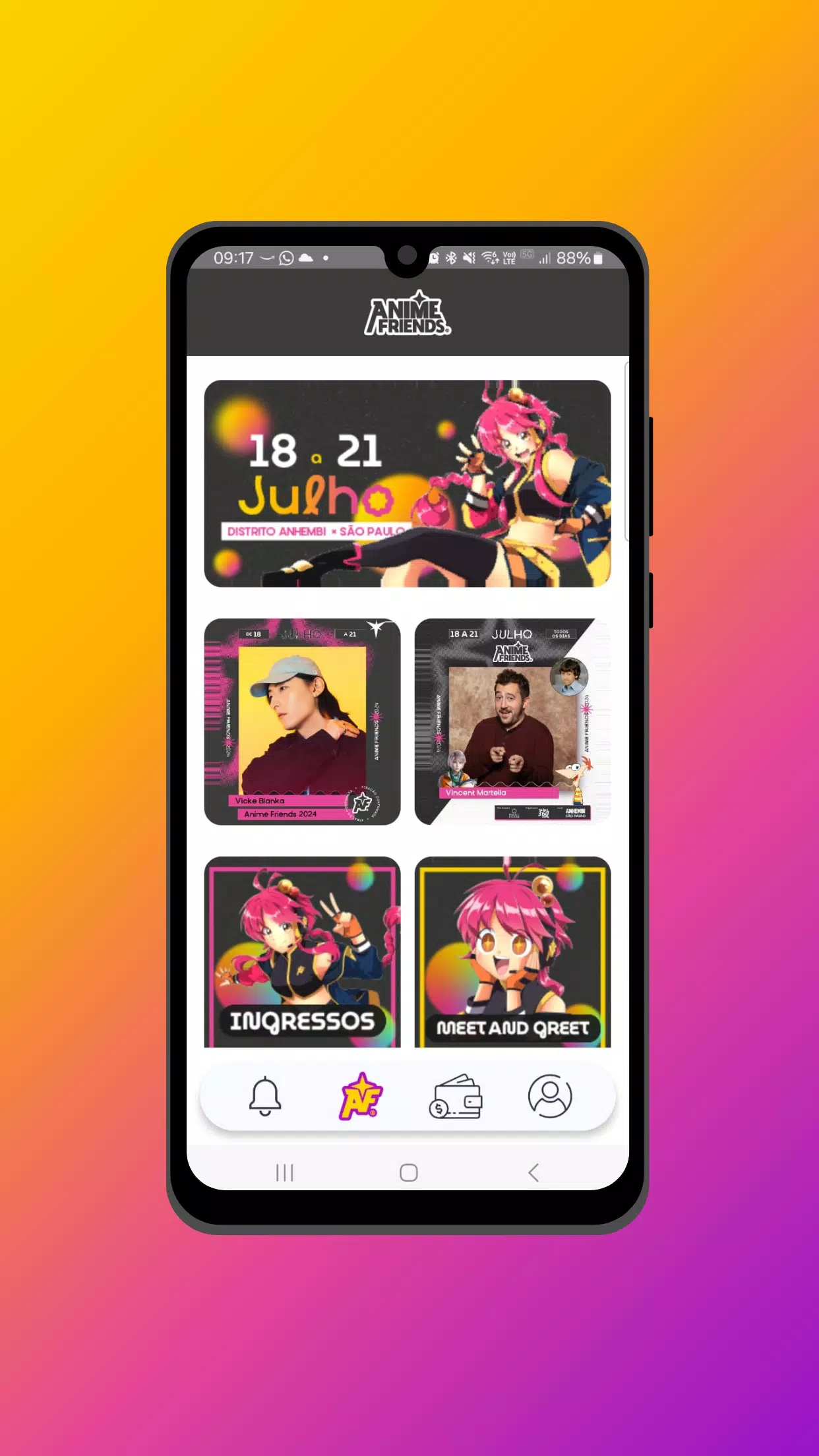 App Anime Friends Скриншот 1