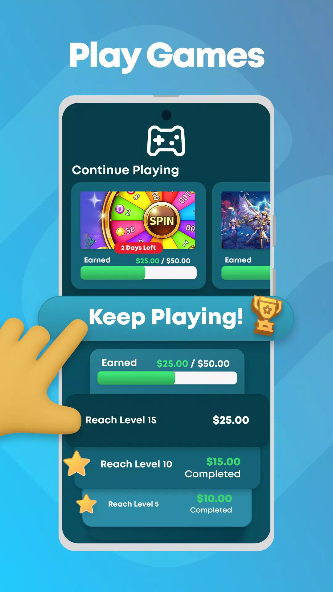 Swagbucks Play Games + Surveys 螢幕截圖 1