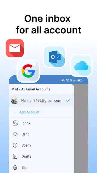 aiMail - Al Email Accounts 스크린샷 1