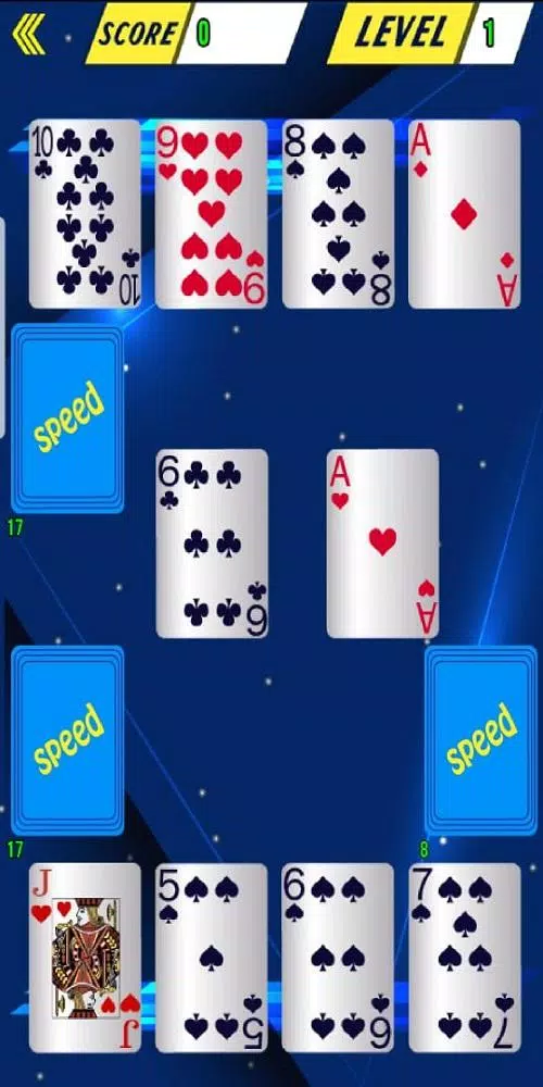 Speed Card Game 스크린샷 2