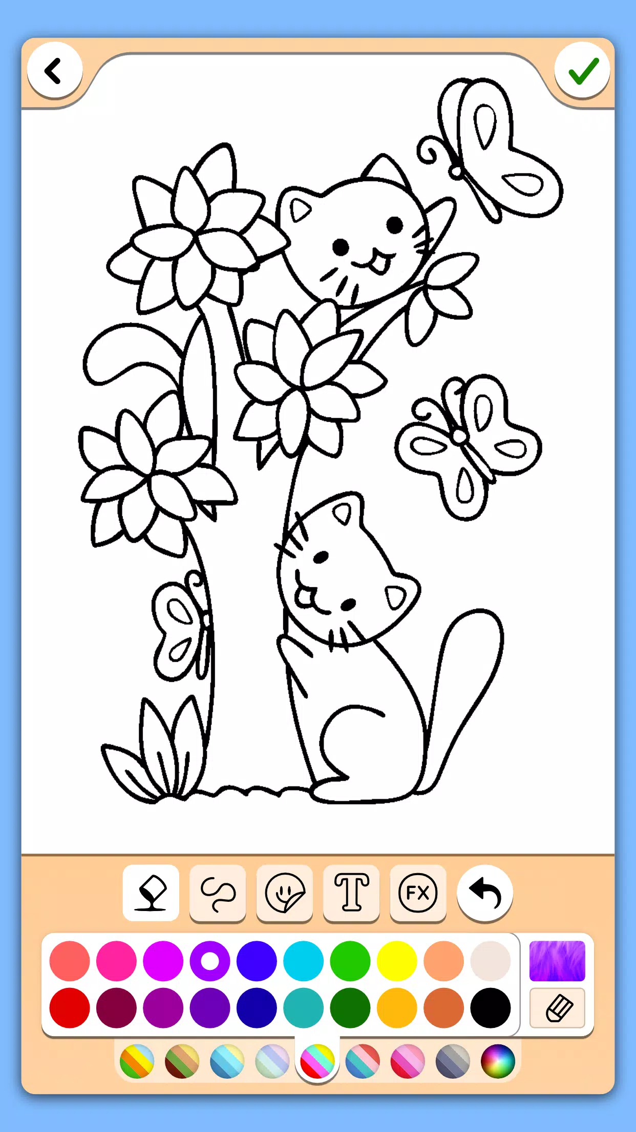 Coloring for girls and women Ekran Görüntüsü 2