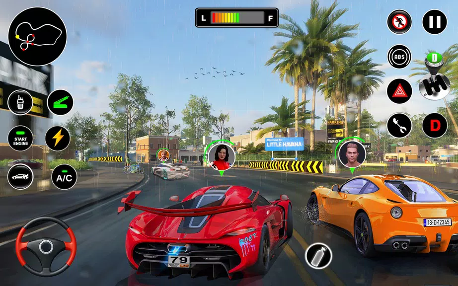 Racing in Highway Car 3D Games Ảnh chụp màn hình 2
