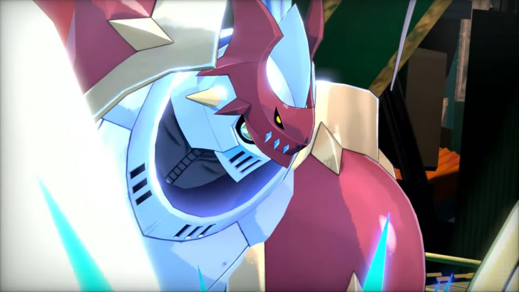 Charakterauswahlbildschirm von Digimon Story: Time Stranger